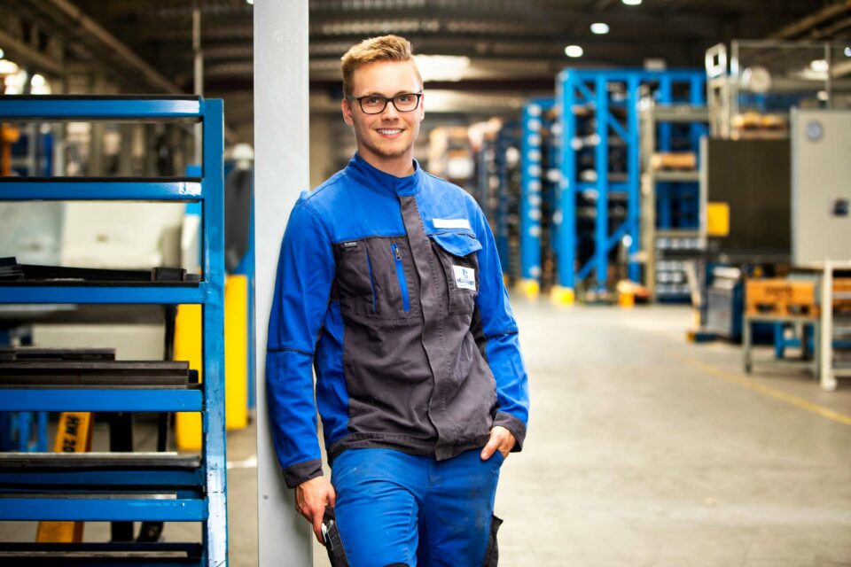 Hillebrandt Raphael Klevenow apprentice metal worker in construction technology