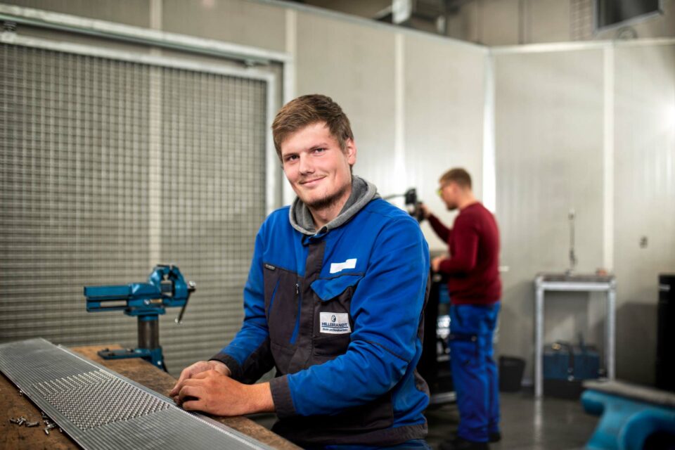 Hillebrandt Raphael Klevenow Apprentice metal worker construction technology