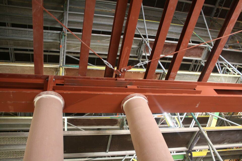 Hillebrandt Stahlbau Unterkonstruktion bauen im Bestand komplex Palmengarten Frankfurt